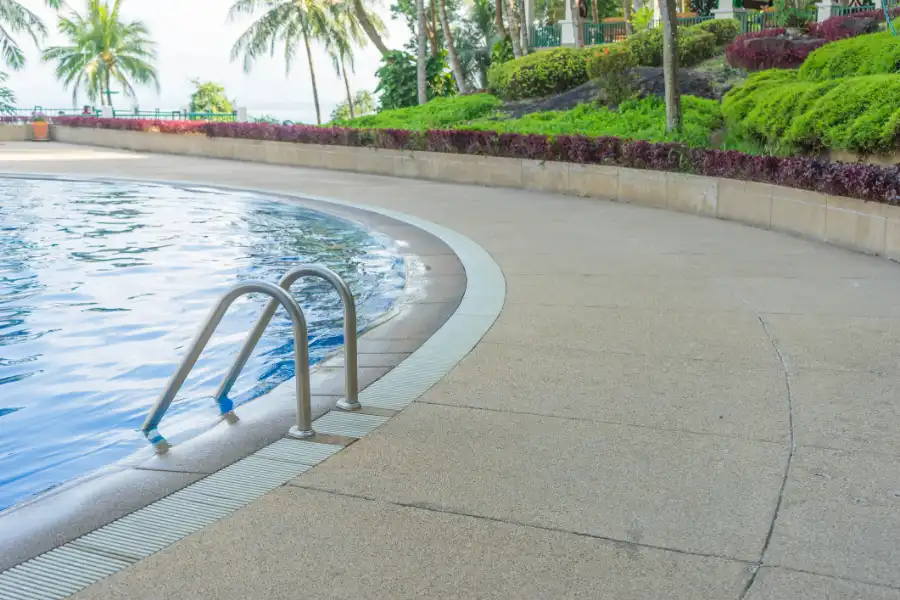 How Concrete Pool Decking Enhances Safety and Durability Coachella, CA